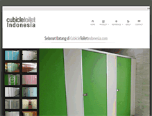 Tablet Screenshot of cubicletoiletindonesia.com